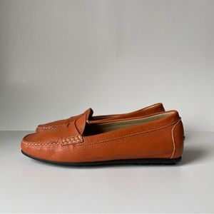 Roberto Loafers, Tan/ Dark Orange